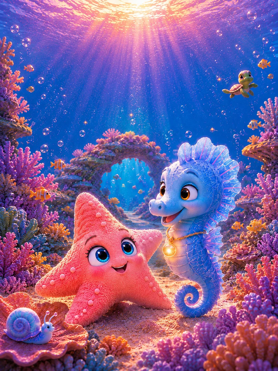 Copertina della fiaba La stella e la Grande Barriera